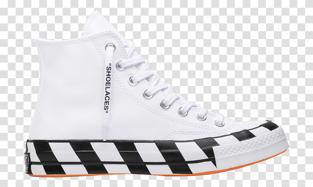 Off Chuck 70 Converse X Off White, Shoe, Footwear, Clothing, Apparel Transparent Png
