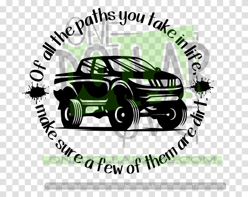 Off Road Vehicle, Word, Alphabet, Poster Transparent Png