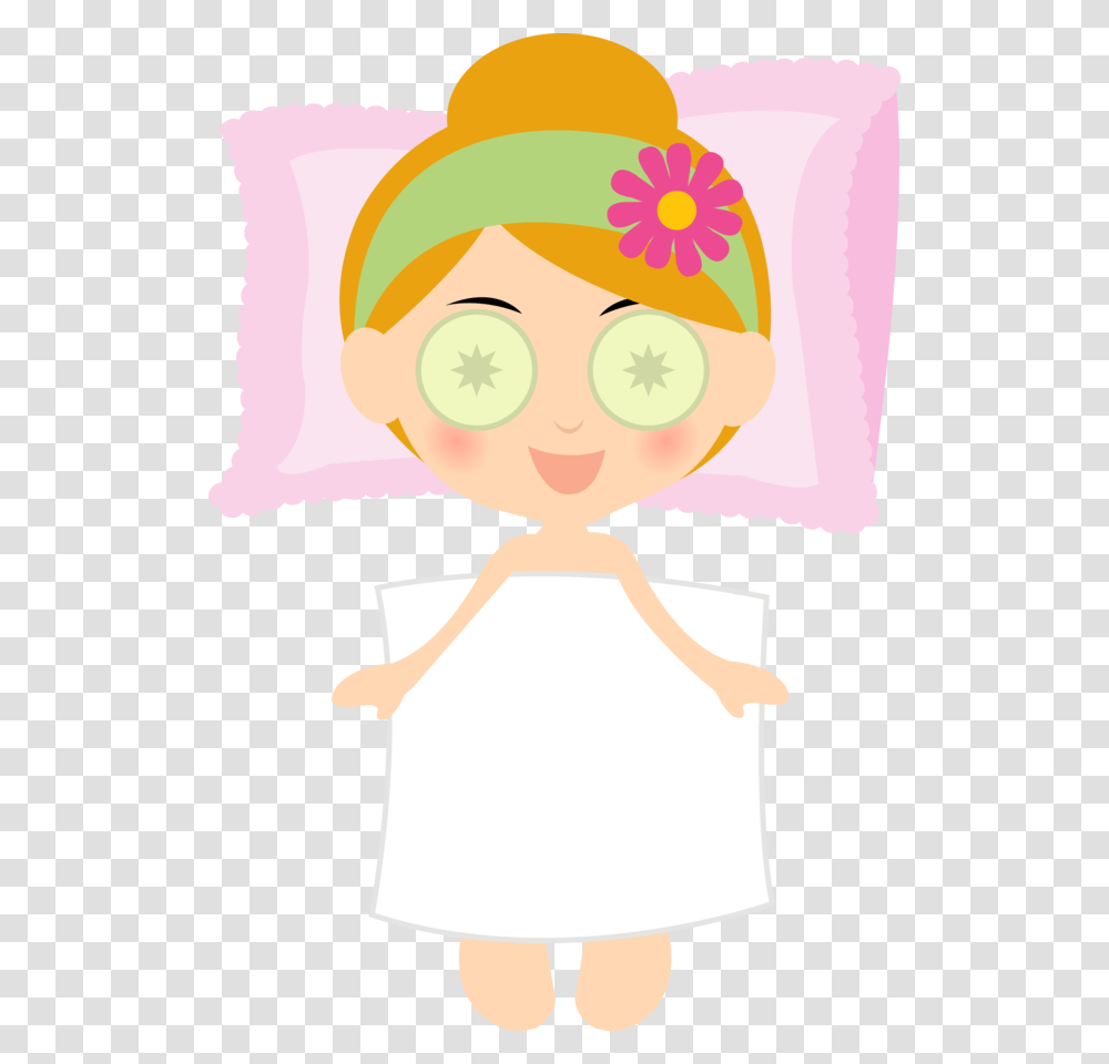 Off Sale Spa Girls Party Clipart For Scrapbooking Spa Day Clip Art, Pillow, Cushion, Apparel Transparent Png