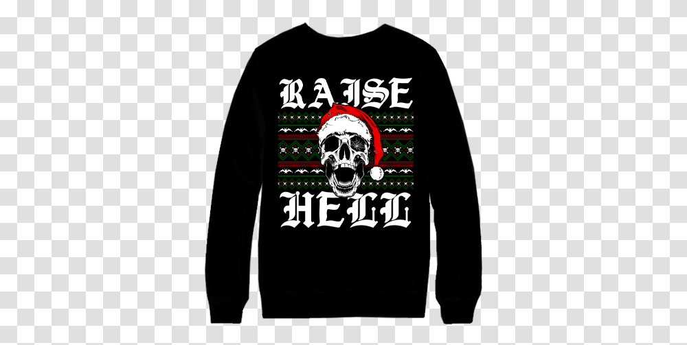 Off While Supplies Last Ugly Christmas Sweaterraise Hell Coka Nostra, Clothing, Apparel, Sweatshirt, Sleeve Transparent Png