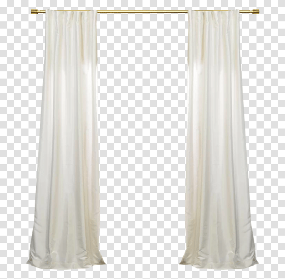 Off White Curtains 74each Gown, Apparel, Pillar, Architecture Transparent Png