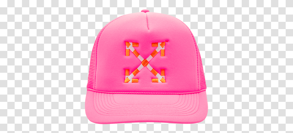 Off White Hat Va Arrow Double Pink Ow0034 Baseball Cap, Clothing, Apparel, Sun Hat, Text Transparent Png