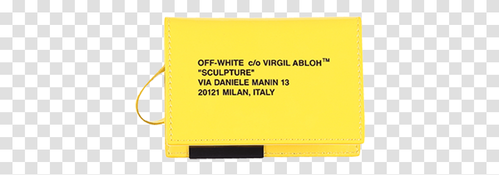 Off White Patent Card Holder Off White Patent Card Holder Yellow Black, Moving Van, Vehicle, Transportation Transparent Png