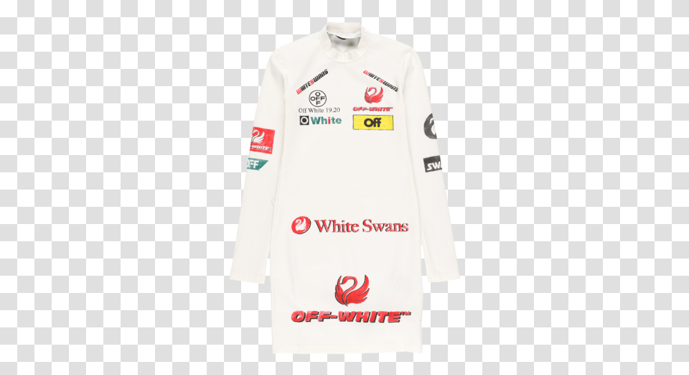 Off White White Swan, Sleeve, Apparel, Long Sleeve Transparent Png