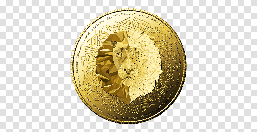 Offering Exchange Initial Blockchain Token Cryptocurrency Lion Coin, Money, Gold, Clock Tower, Architecture Transparent Png