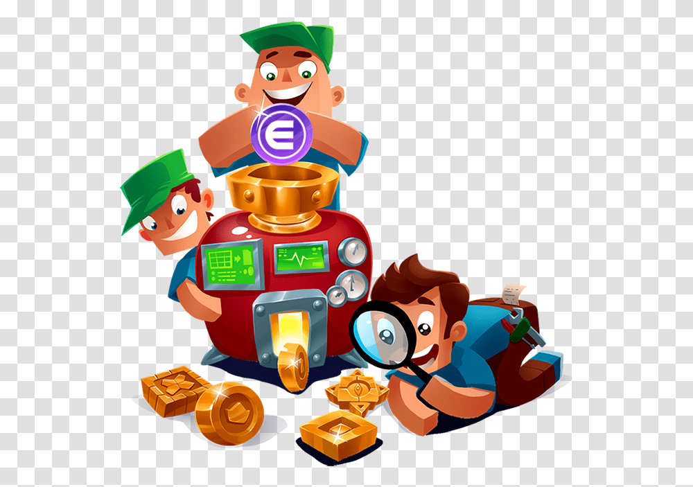 Offering Initial Blockchain Cryptocurrency Erc 20 Coin Coin Game Character, Toy, Robot Transparent Png