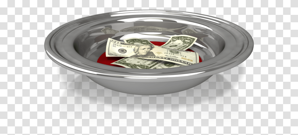 Offering Plate, Money, Dollar, Bowl Transparent Png