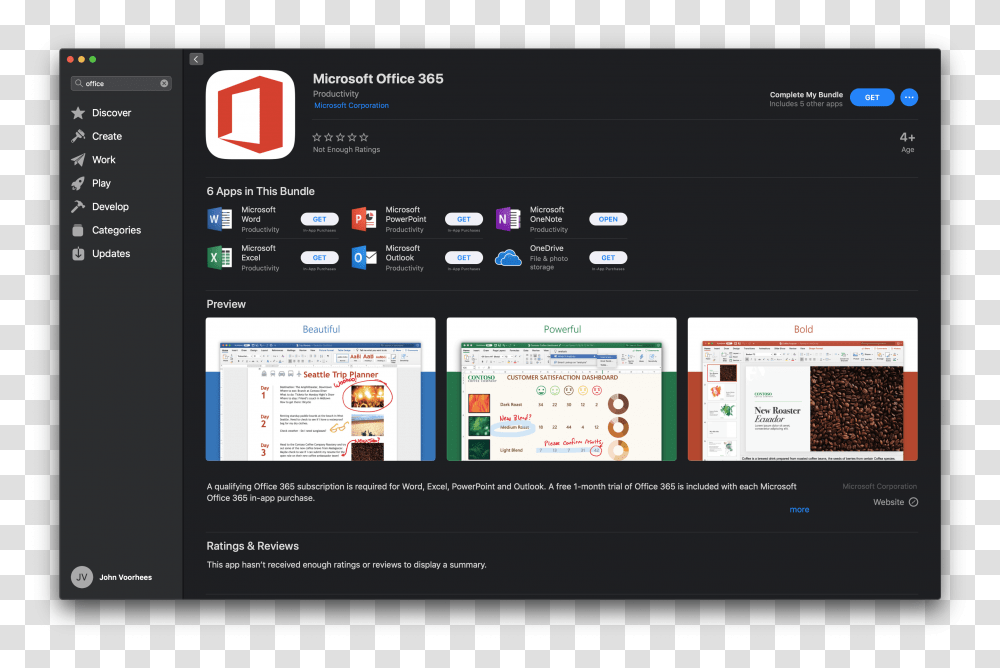 Office 365 Mac App Store, File, Computer, Electronics, Webpage Transparent Png