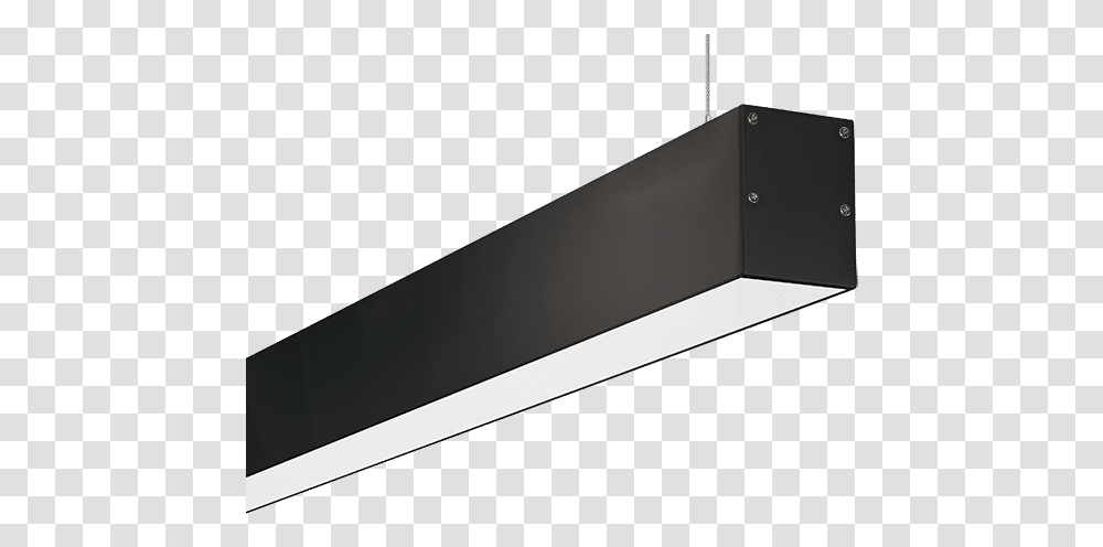 Office 4 Feet Linear Light In Black Black Linear Pendant Light, Light Fixture, Lighting, Laptop, Pc Transparent Png