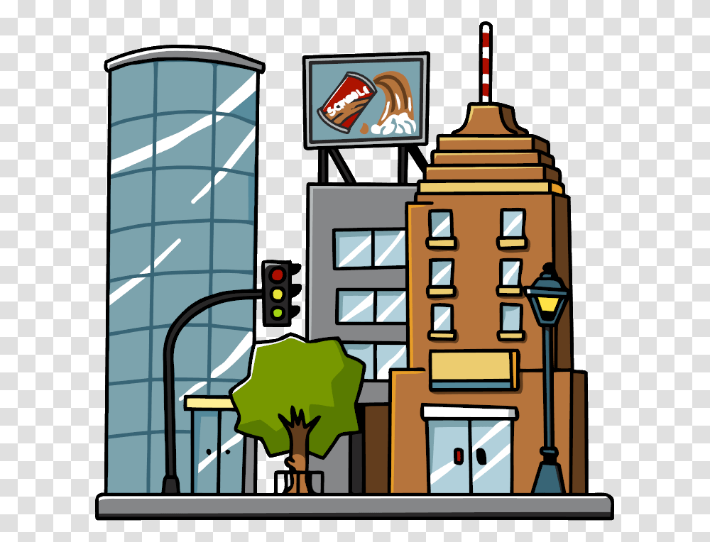 Office Building Cartoon Download Scribblenauts City, Outdoors, Nature, Neighborhood, Water Transparent Png