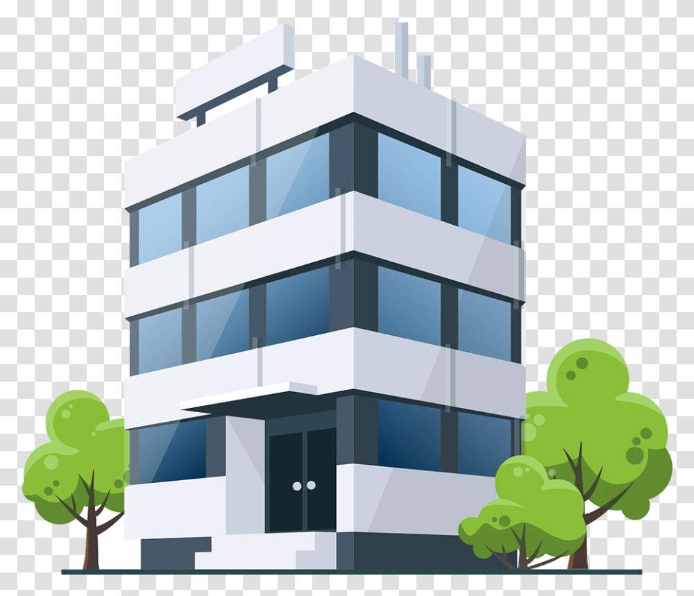 Office Building Vector, Architecture, Urban, Tower, Housing Transparent Png