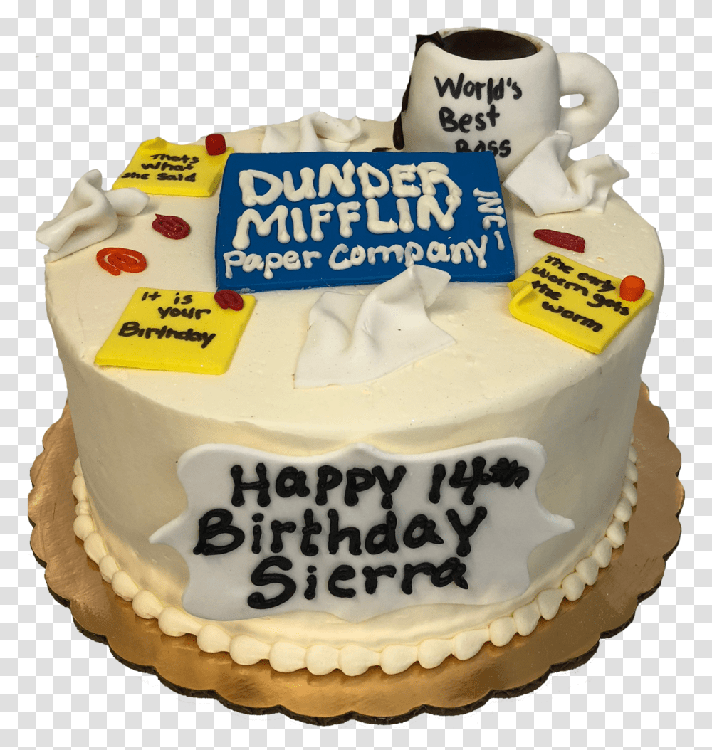 Office Cake, Birthday Cake, Dessert, Food, Sweets Transparent Png