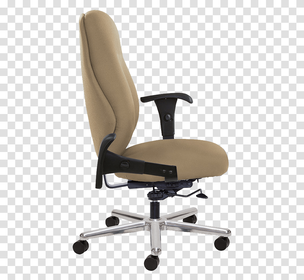 Office Chair, Furniture, Cushion, Armchair Transparent Png