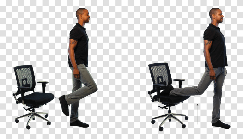 Office Chair, Furniture, Person, Shoe Transparent Png