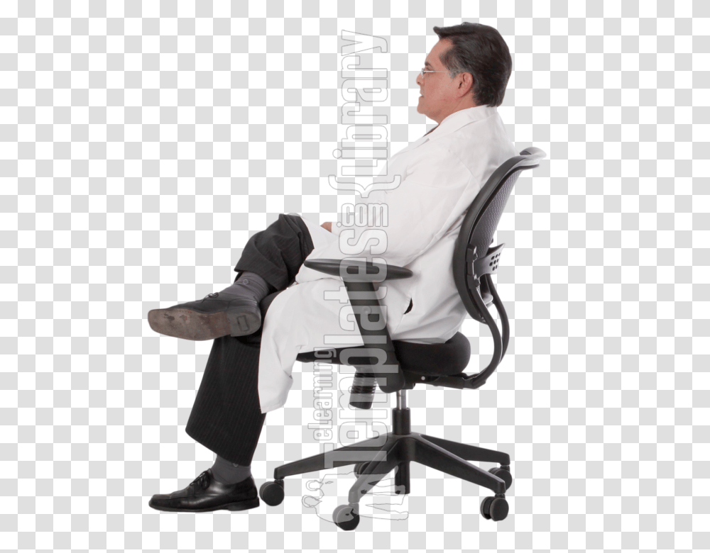 Office Chair, Furniture, Sitting, Person, Human Transparent Png