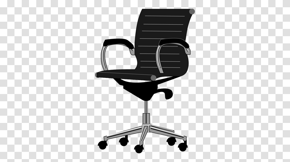 Office Chair Gray Scale Office Chair Clipart, Furniture, Bed, Table, Bag Transparent Png