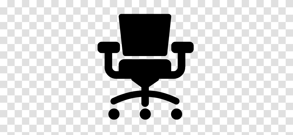 Office Chair Icon Free Download Vector, Silhouette, Stencil, Scroll Transparent Png
