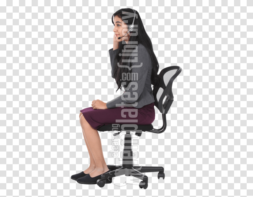 Office Chair, Person, Human, Apparel Transparent Png
