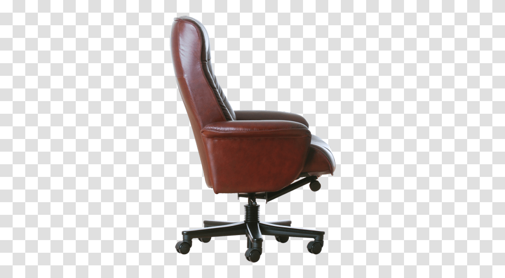 Office Chair Side View, Furniture, Armchair Transparent Png