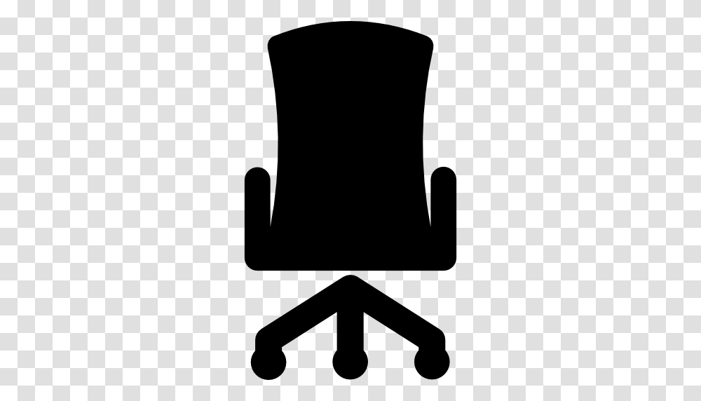 Office Chair, Silhouette, Stencil, Furniture, Musician Transparent Png