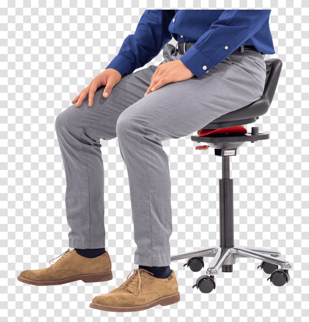 Office Chair, Sitting, Person, Furniture Transparent Png