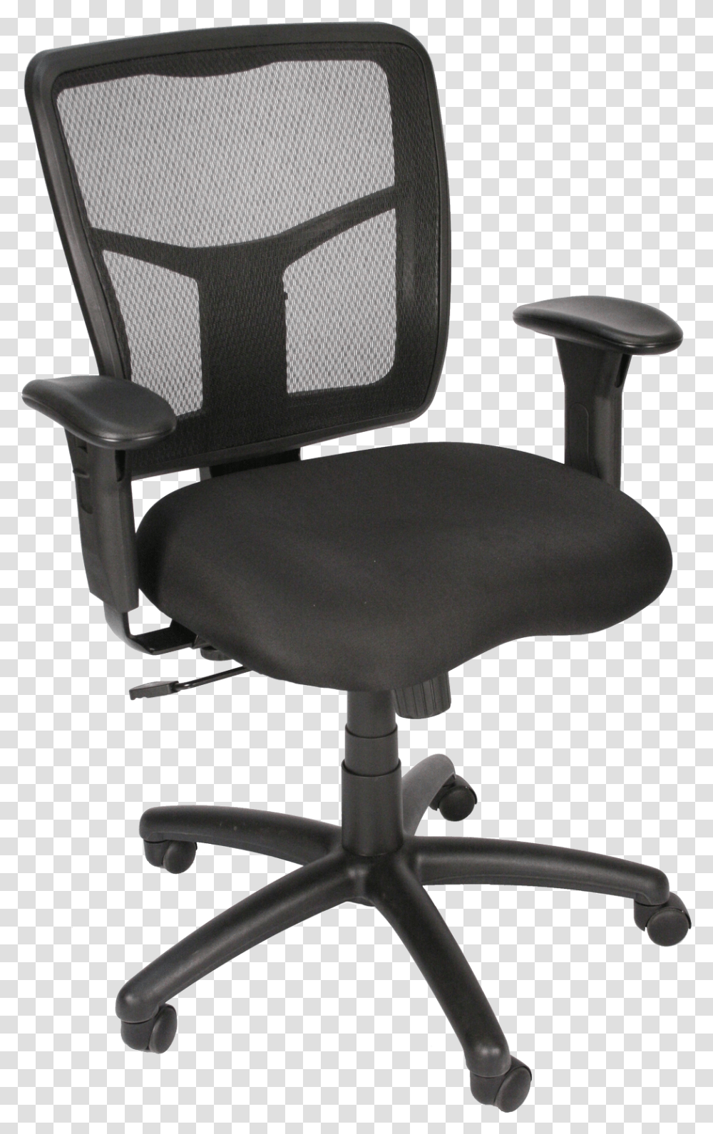 Office Chair Swivel Arms, Furniture, Armchair, Cushion Transparent Png