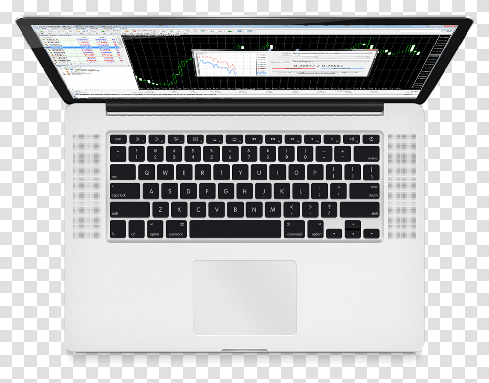 Office Clipart For Mac Laptop From Top, Computer Keyboard, Computer Hardware, Electronics, Pc Transparent Png