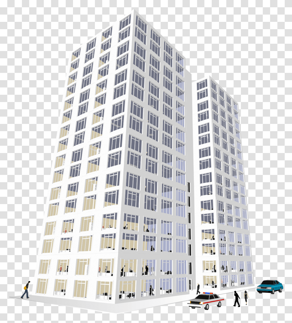 Office Clipart Office Block Vector Building Construction, Office Building, High Rise, City, Urban Transparent Png
