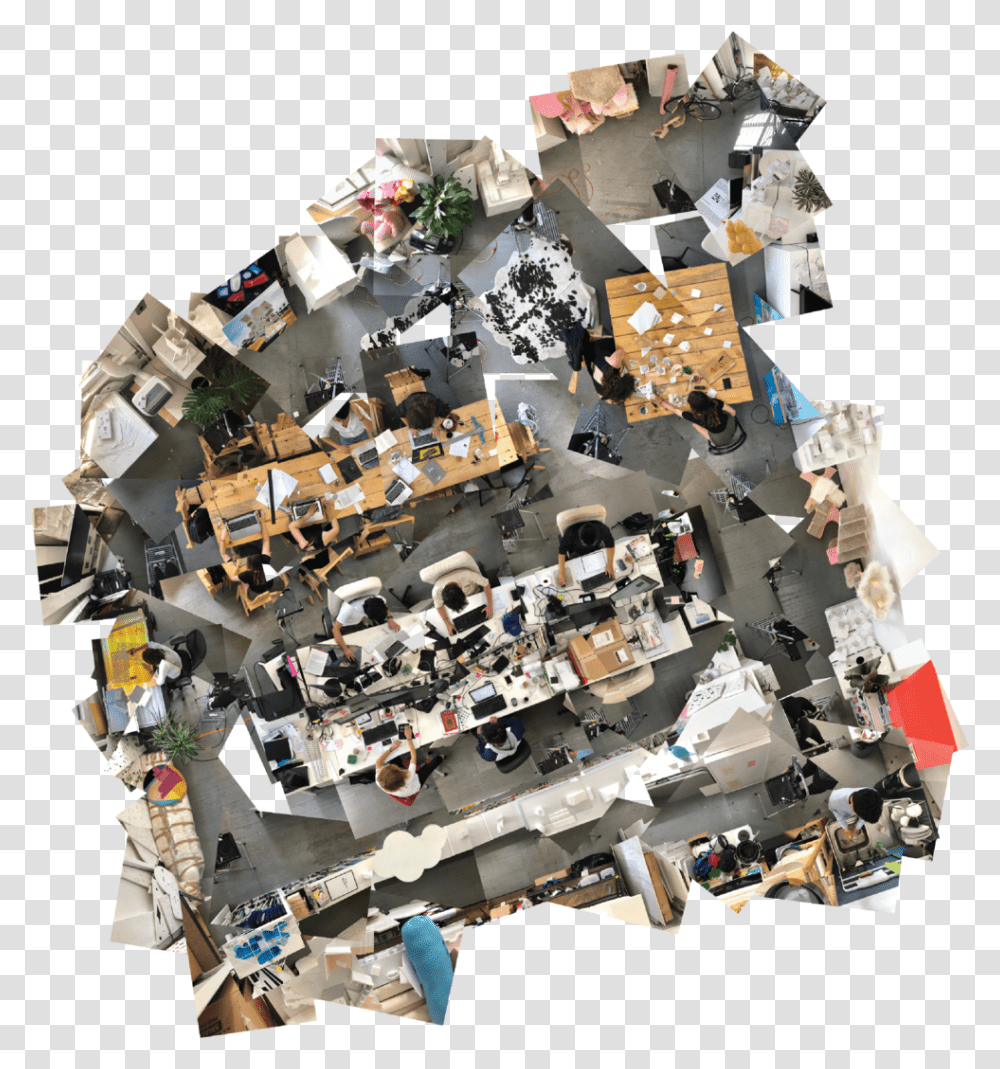 Office Collages Tall 01 House, Toy, Poster, Advertisement, Diagram Transparent Png