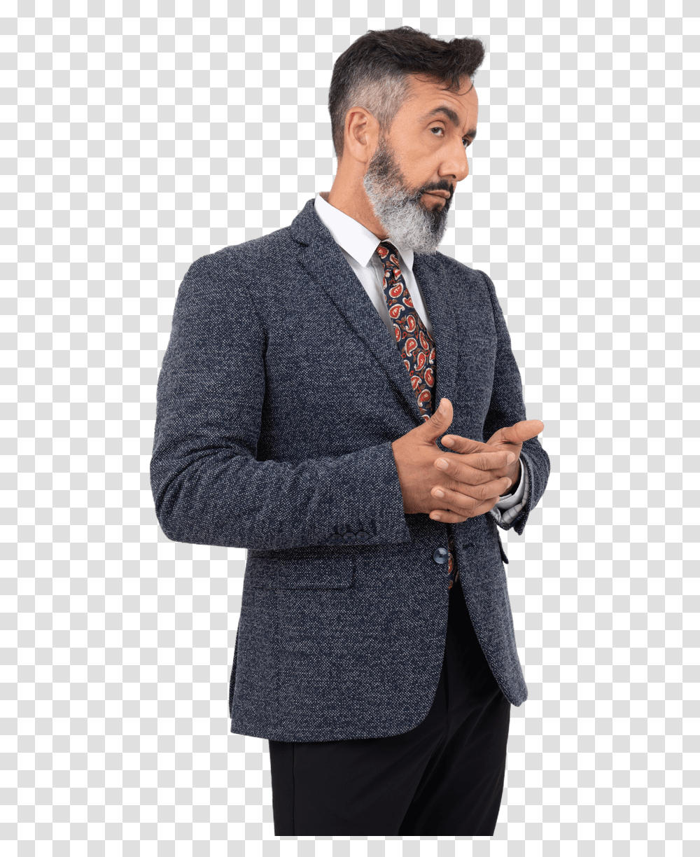 Office Gentleman, Apparel, Suit, Overcoat Transparent Png