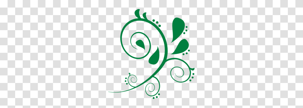 Office Green Swirls Clipart, Floral Design, Pattern, Spiral Transparent Png