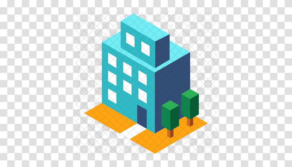 Office Icon Of Isometric Style Birds Park, Toy, Pac Man, Minecraft Transparent Png