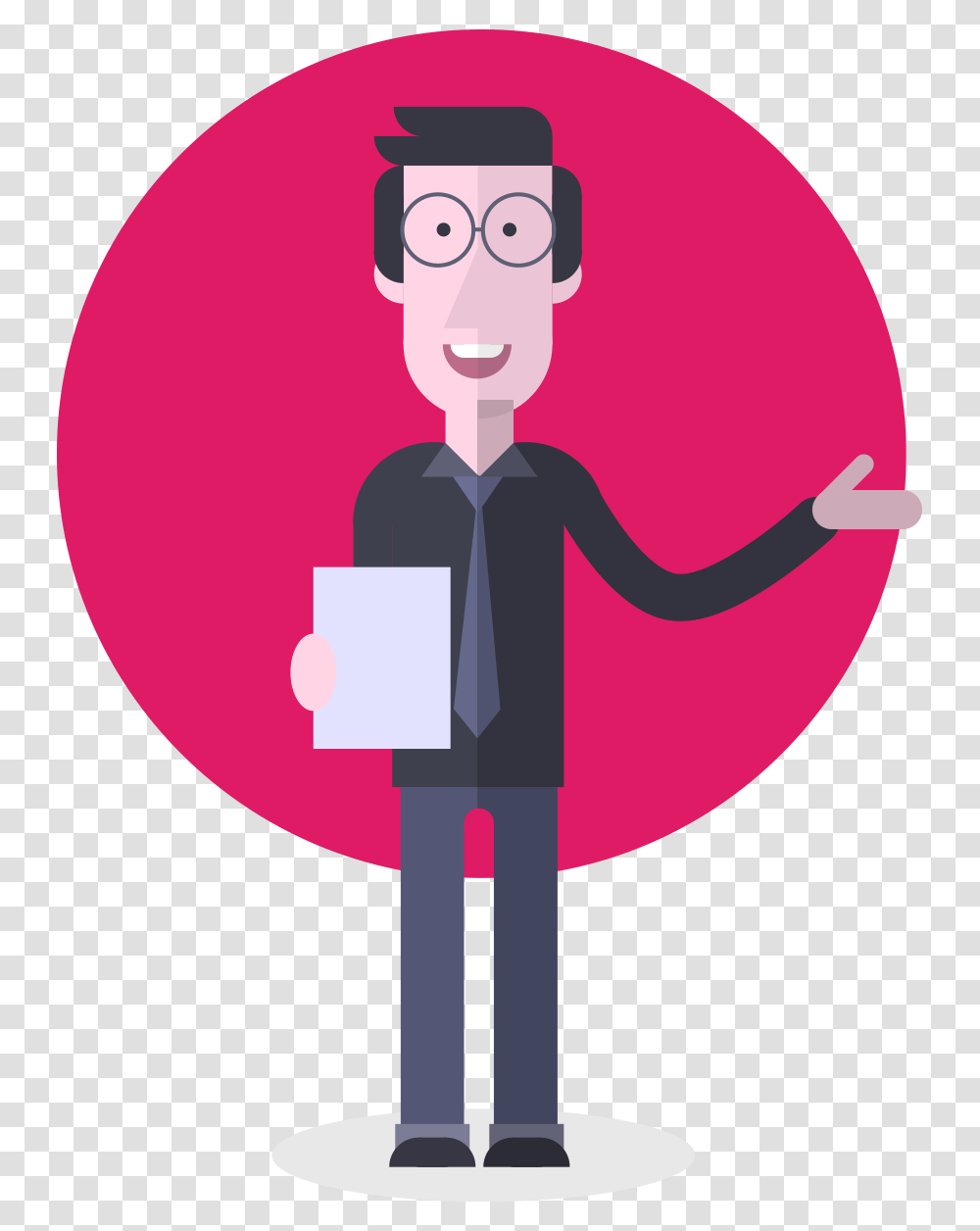 Office Management Clipart Hotel Manager Office Manager Icon, Performer, Tie, Accessories, Juggling Transparent Png