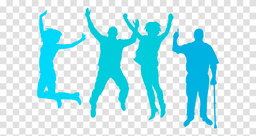 Office People People Celebrate, Person, Crowd, Leisure Activities, Silhouette Transparent Png
