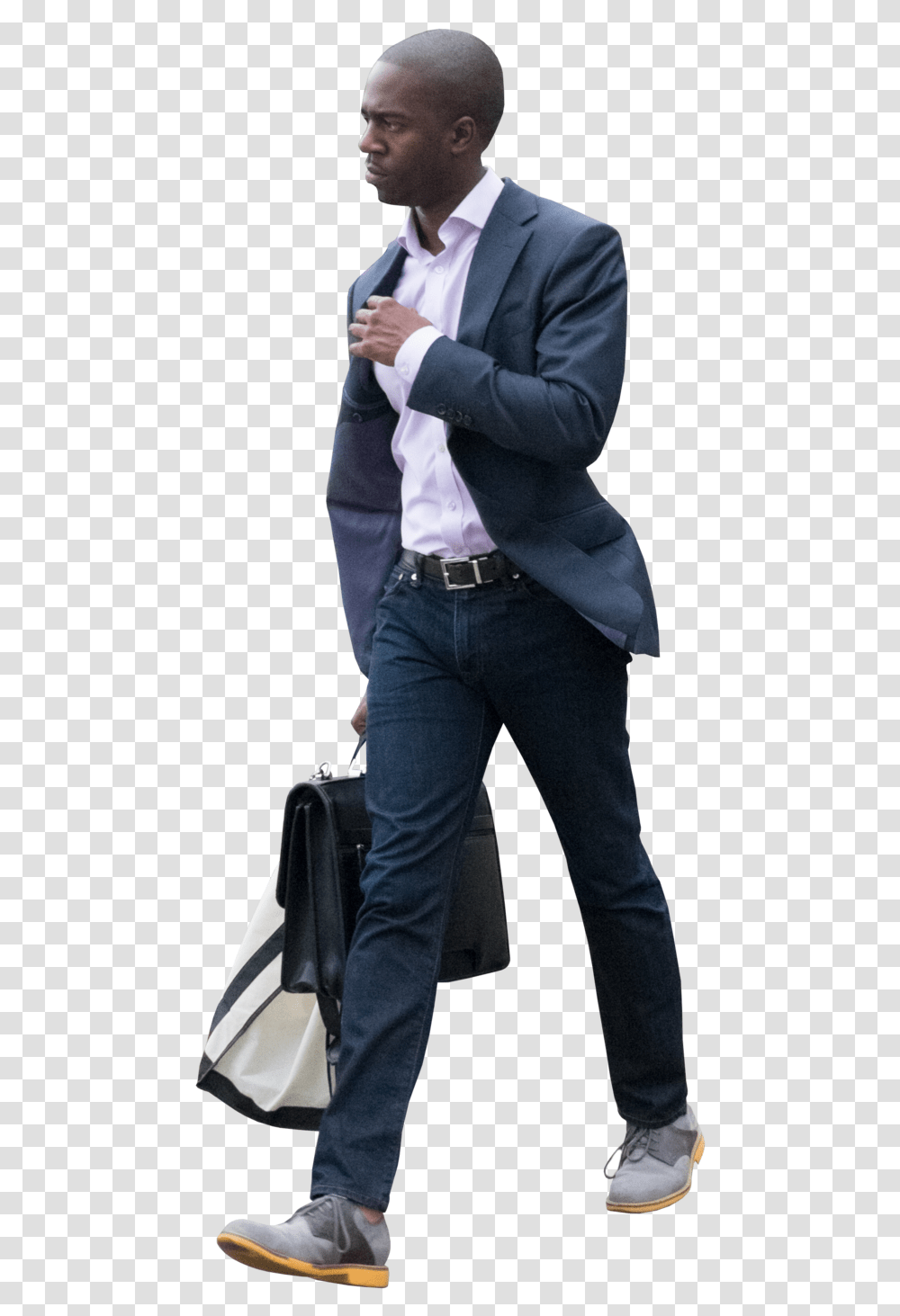 Office People Walking, Sleeve, Person, Bag Transparent Png