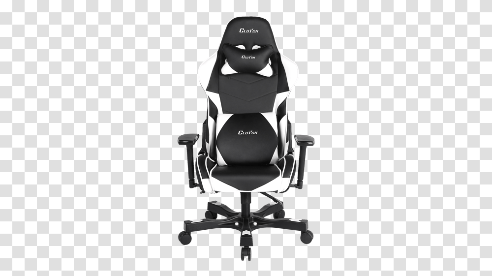 Office Seatstyle White Gaming Chair, Furniture, Cushion, Car Seat, Headrest Transparent Png