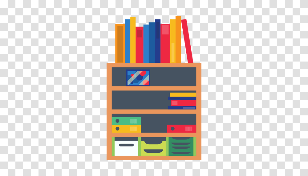 Office Shelf Clipart, Furniture, Pencil, File Transparent Png