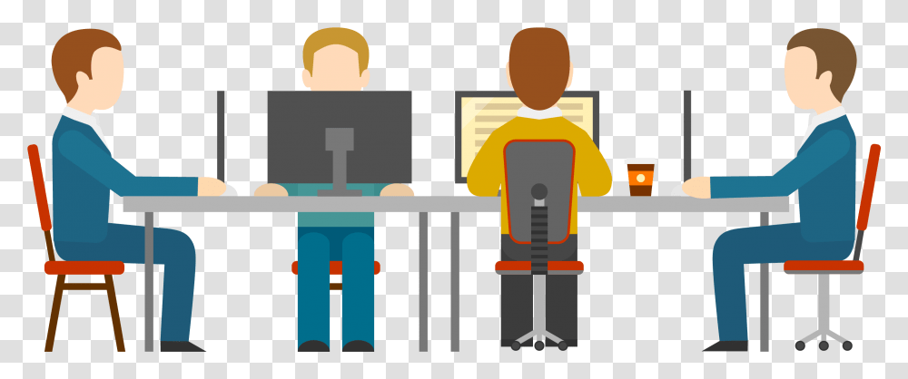 Office Space Clipart Hd Download Office Look Clip Art, Standing, Person, Audience, Crowd Transparent Png