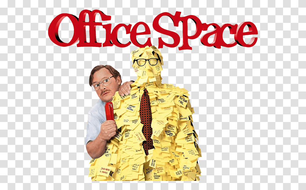 Office Space Film Screening Office Space 1999 Movie Poster, Person, Advertisement, Flyer, Paper Transparent Png