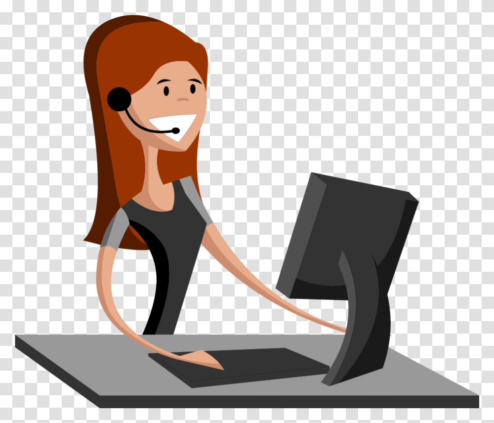 Office Staff Vector, Sitting, Standing, Hand Transparent Png