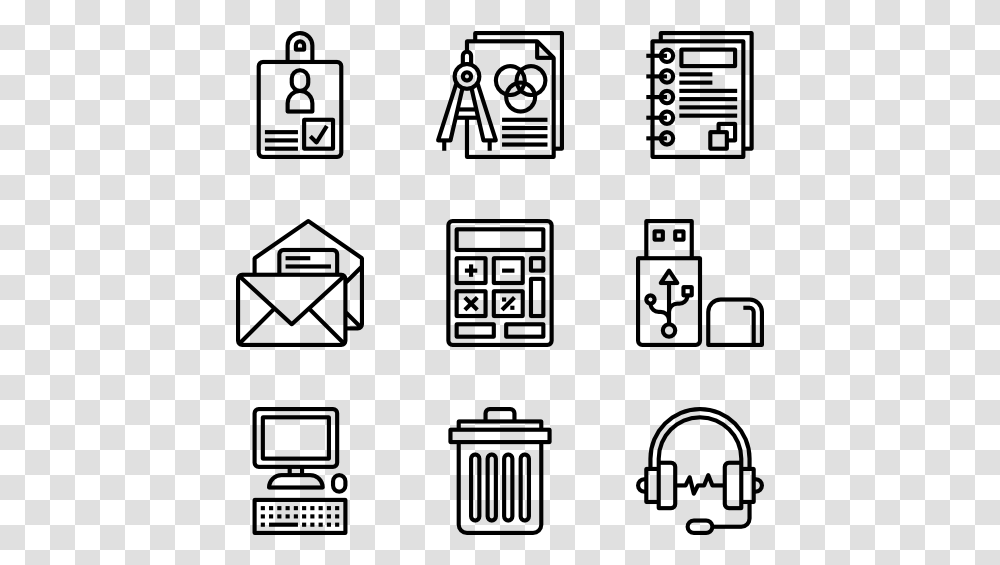 Office Stationery Writers Icon, Gray, World Of Warcraft Transparent Png