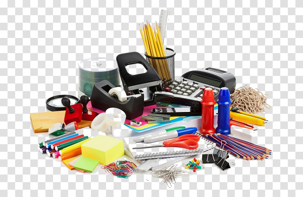 Office Supplies Background Office Supplies, Toy, Electronics Transparent Png