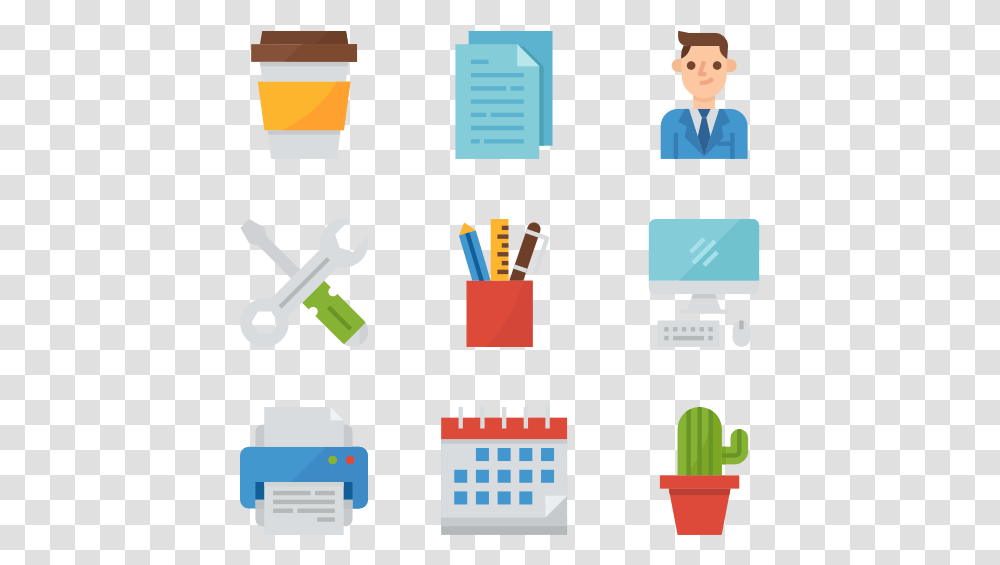 Office, Airplane, Aircraft, Vehicle Transparent Png