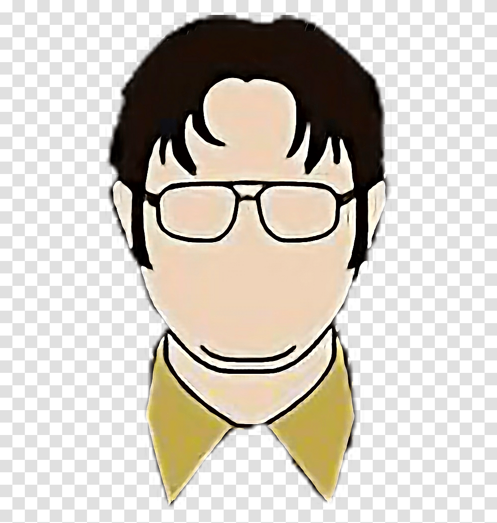Office Theoffice Dwightschrute Schrute Dwight Freetoedi, Face, Person, Human, Sunglasses Transparent Png