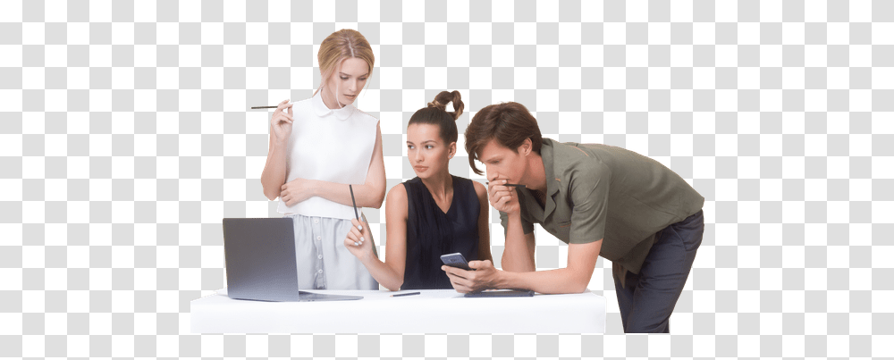 Office Thinking Photos & Pictures Icons8 Conversation, Person, Sitting, Dating, Mobile Phone Transparent Png