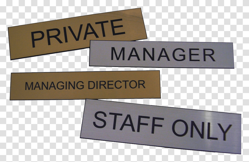 Office Wall And Door Name Plate Signage, Road Sign Transparent Png