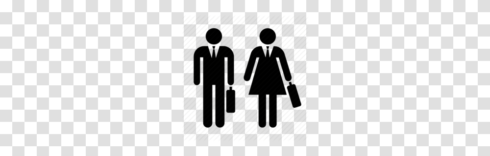 Office Workers Clipart, Silhouette, Word, Kneeling Transparent Png