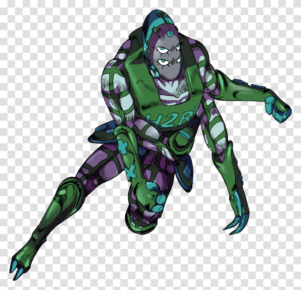 Official 7su2 Jojo Fan Made Stands, Person, Clothing, Costume, Toy Transparent Png