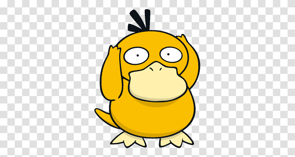 Official Artwork Set For Pokemon Characters Psyduck, Animal, Angry Birds, Food Transparent Png