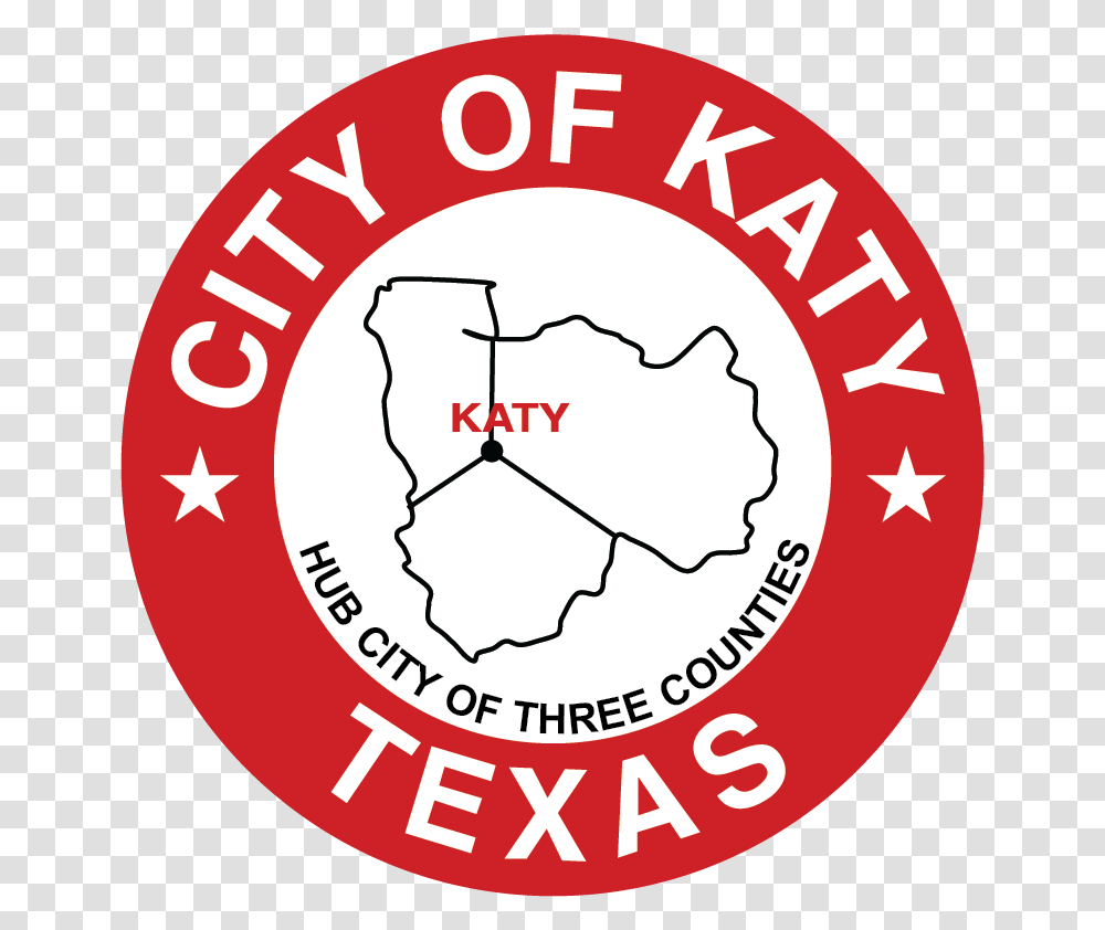 Official City Of Katy Logo Hub City Final Circle, Label, Trademark Transparent Png